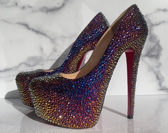 Purple red bottoms best sale