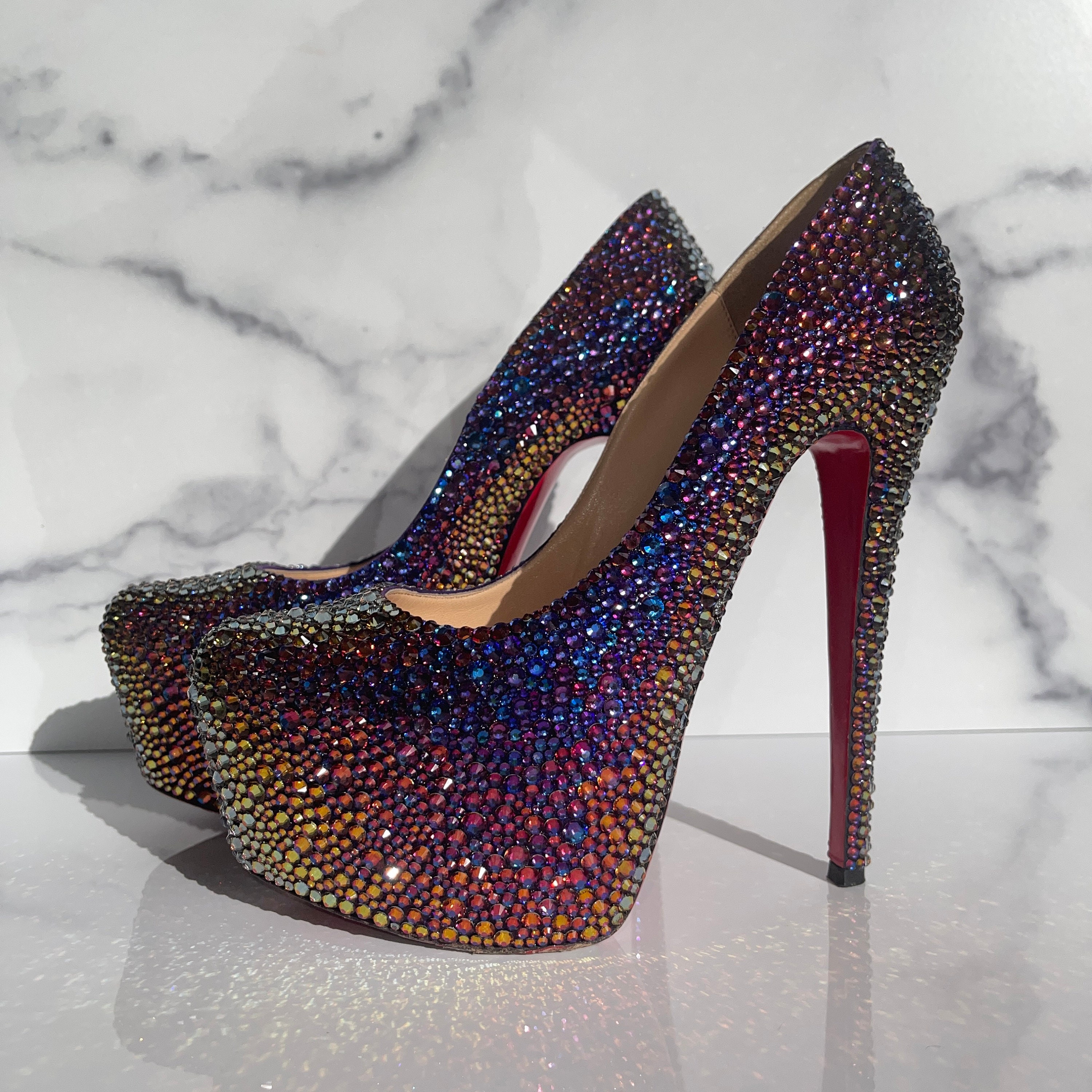 Christian Louboutin Stardust Swarovski Crystal Pumps