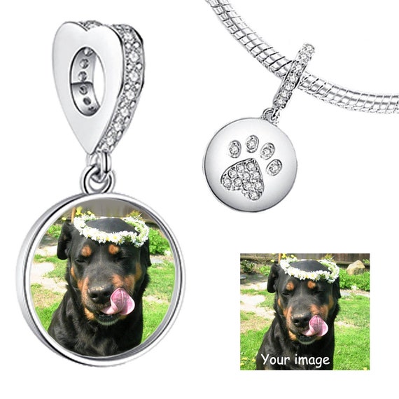 Personalised paw print pandora charm deals