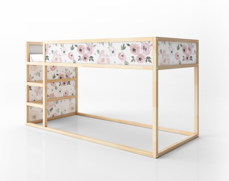 IKEA KURA BED Floral Decals Flowers Sticker Furniture Decals Etsy UK