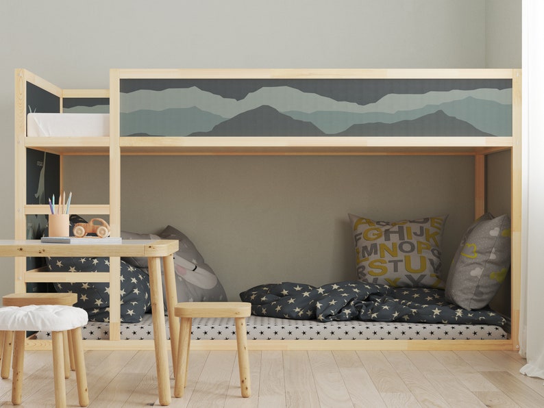 IKEA KURA BED Dinosaur Decals Kids Room Sticker Nursery Etsy