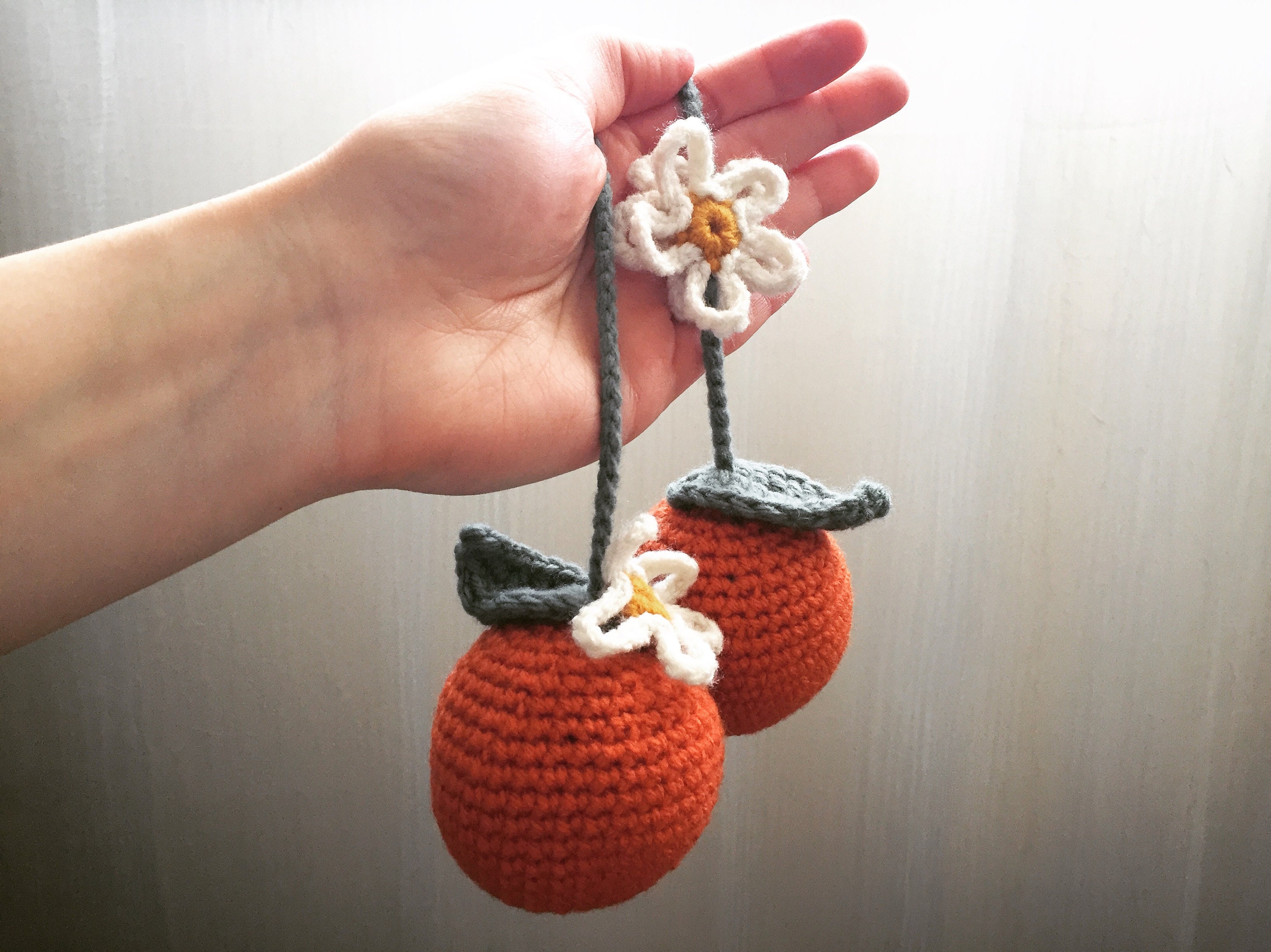 Orange Car Dangle/air Freshener CROCHET PATTERN Etsy
