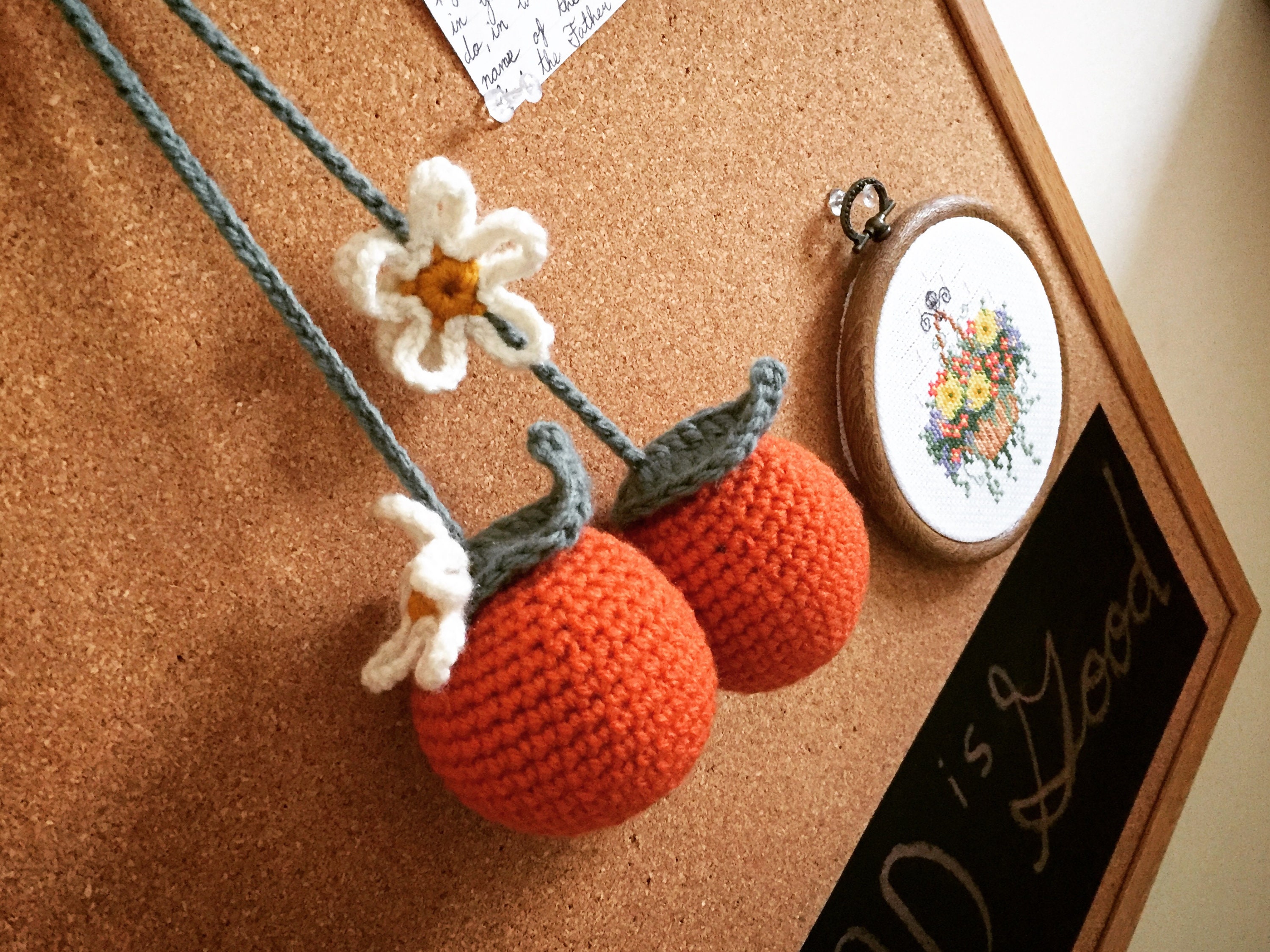 Orange Car Dangle/air Freshener CROCHET PATTERN Etsy