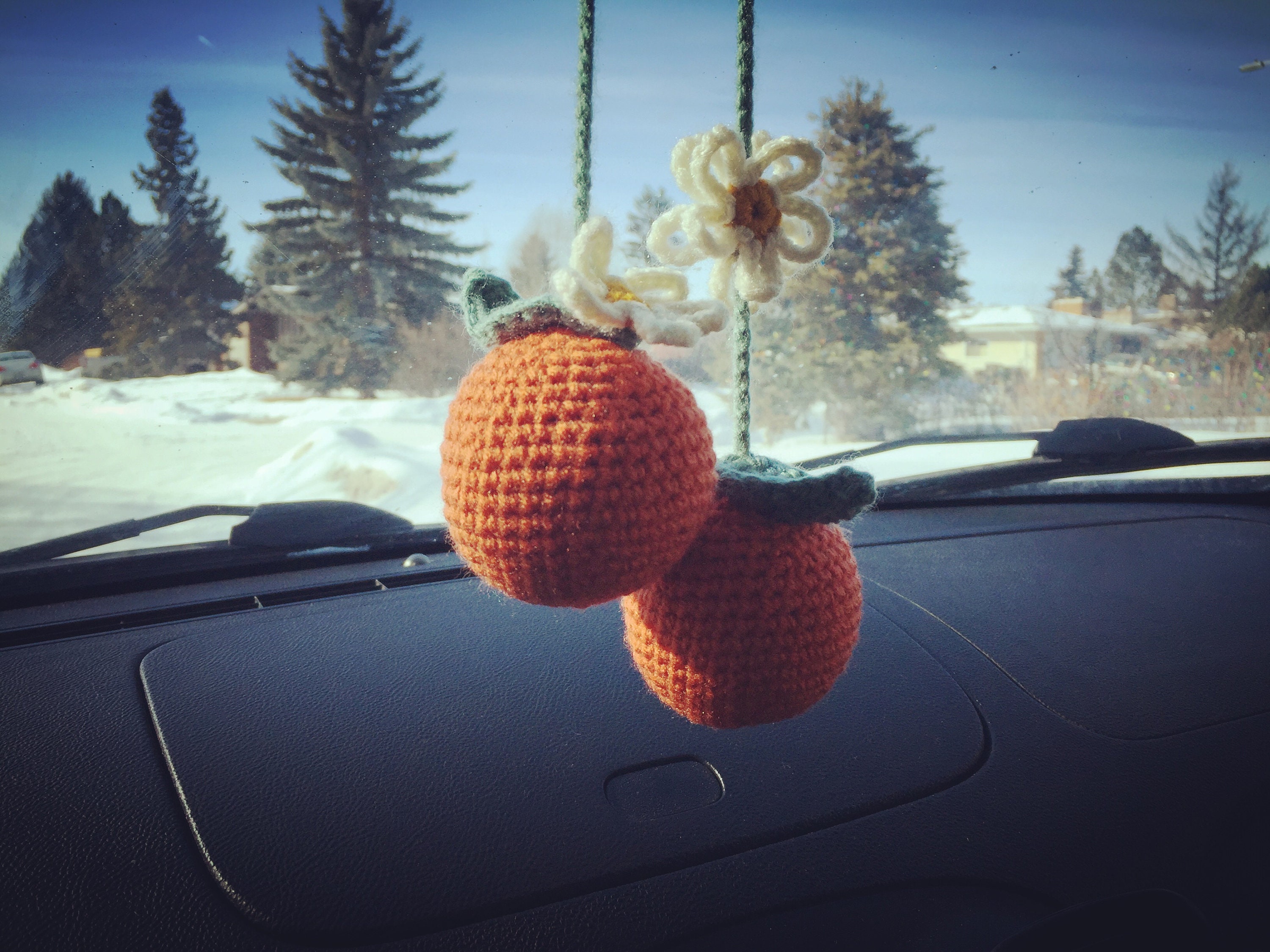 Orange Car Dangle/air Freshener CROCHET PATTERN Etsy