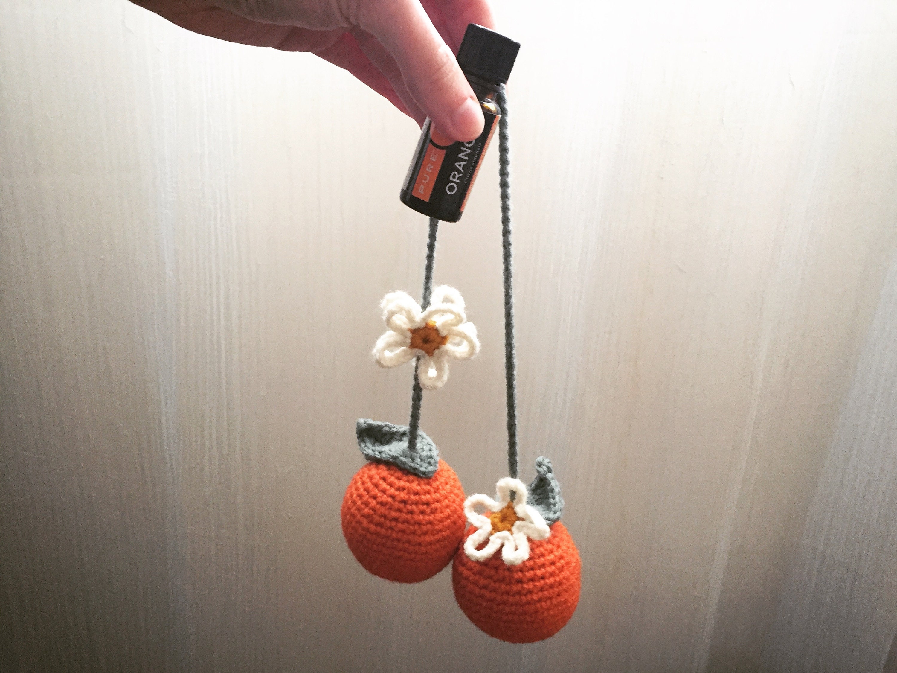 Orange Car Dangle/air Freshener CROCHET PATTERN Etsy