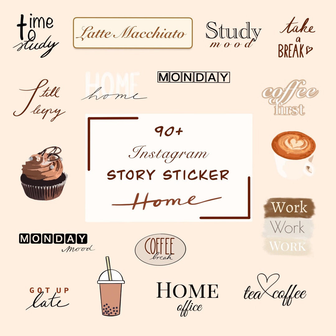 Instagram Story Sticker - Home/daily Edition - Etsy