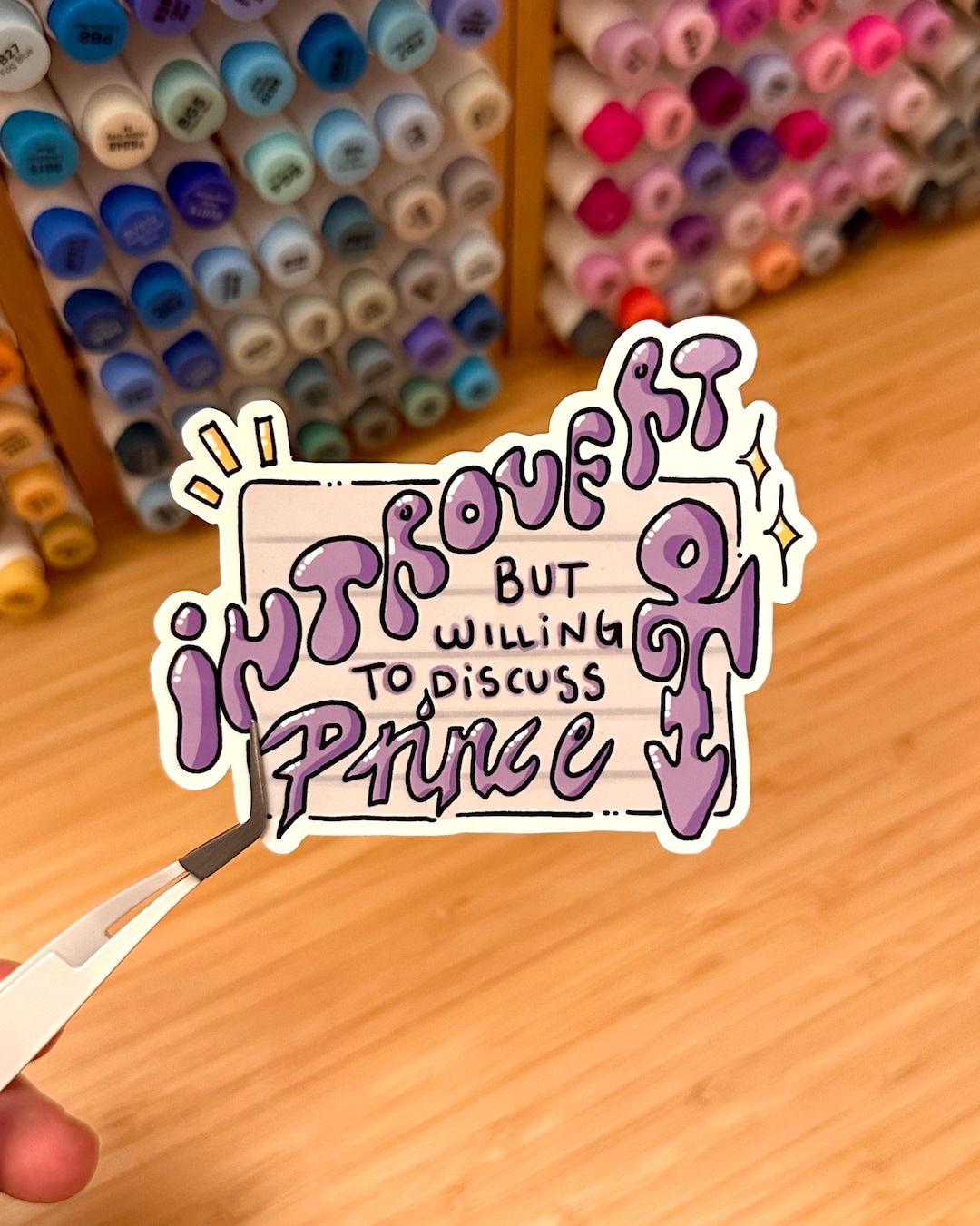 Prine Sticker Prince Inspired Vinyl Sticker - 80s Music Icon Fan Art Die Cut Sticker ...