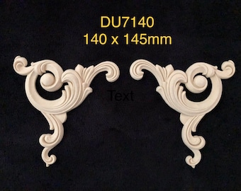 Heat Bendable Wood Trim – Flexible Decorative Moulding for DIY, Crafts & Furniture Restoration – Deco-Curve Design DU7140