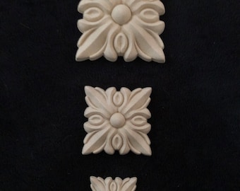 Heat Bendable Wood Trim – Flexible Decorative Moulding for DIY, Crafts & Furniture Restoration – Deco-Curve Design No. RZ03. 3 size options