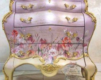 Furniture Transfer Rub On by Hokus Pokus -  Tulip Fields  94 cm x 60cm ( 3 pieces )