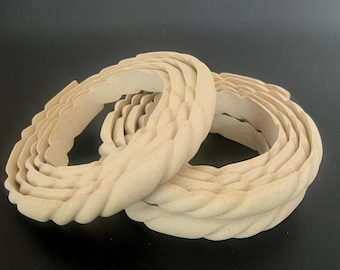 Heat Bendable Wood Trim – Flexible Decorative Moulding for DIY, Crafts & Furniture Restoration – Deco-Curve Design DC0200 , L x 1 Metre