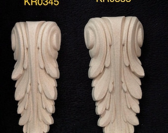 Heat Bendable Wood Trim – Flexible Decorative Moulding for DIY, Crafts & Furniture Restoration – Deco-Curve Design KR0355 /  KR0345
