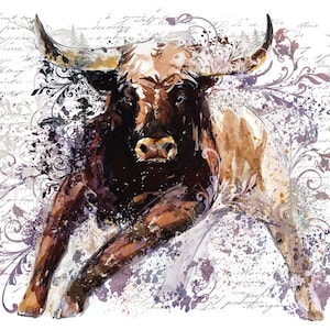 Möbelbild Rub On von Hokus Pokus - El Toro 94cm x 60cm ( 1 x Stück )