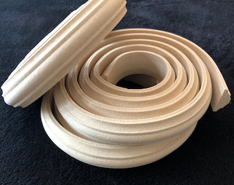 Heat Bendable Wood Trim – Flexible Decorative Moulding for DIY, Crafts & Furniture Restoration – Deco-Curve Design No.DC2200 - L x 1 Metre