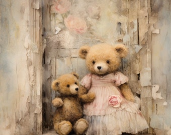 Decoupage Design by Colour & Inspiration - Tell Me A Story - Size Options A2 16.5 inches x 23.4 inches. A3 11.7 inches x 16.5 inches