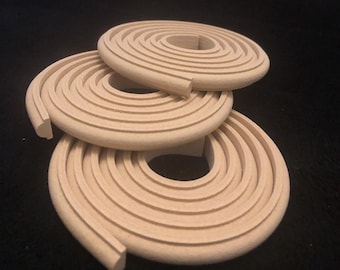 Heat Bendable Wood Trim – Flexible Decorative Moulding for DIY, Crafts & Furniture Restoration – Deco-Curve Design No DC2000 L x 1 Metre