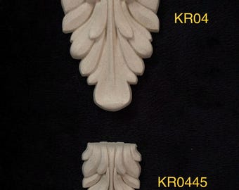 Heat Bendable Wood Trim – Flexible Decorative Moulding for DIY, Crafts & Furniture Restoration – Deco-Curve Design No. KR04 / KR0445