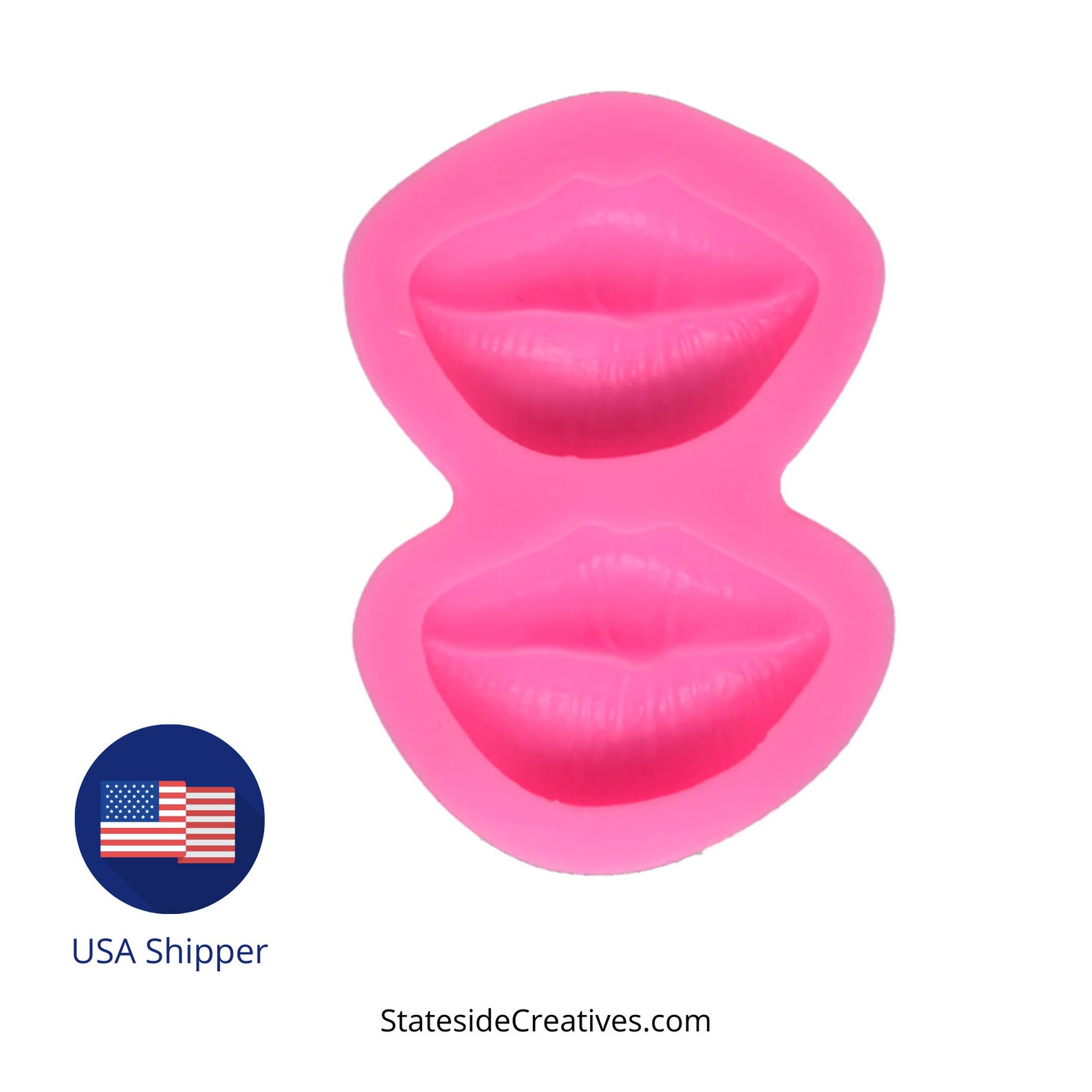 Silicone Lips Mold Kissing Lips Mold Pucker Lips Mold Etsy