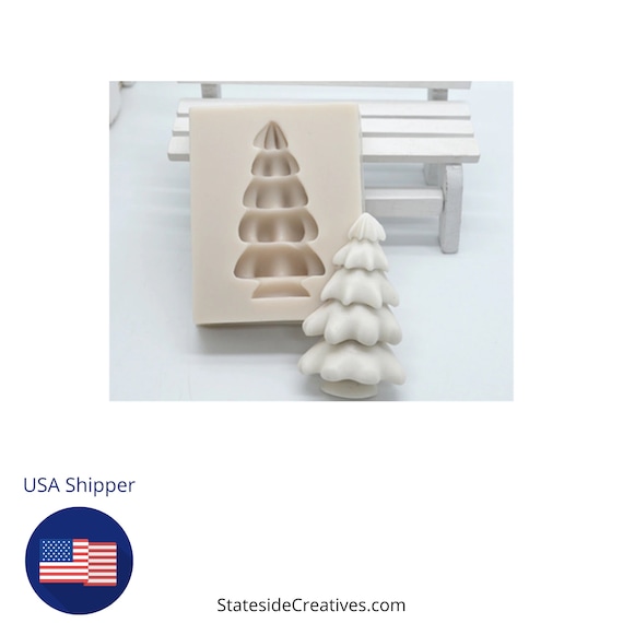 Christmas Tree Silicone Mold, Christmas Tree Fondant Sugarcraft Mold, Christmas Baking Decorations, Resin Christmas Tree Mold