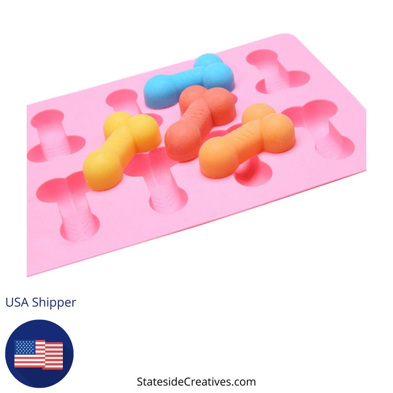 Silicone Penis Mold Penis Soap Mold Adult Theme Silicone 2 - изображение.