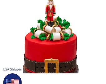 Nutcracker Silione Mold, Nutcracker Soldier Fondant Mold
