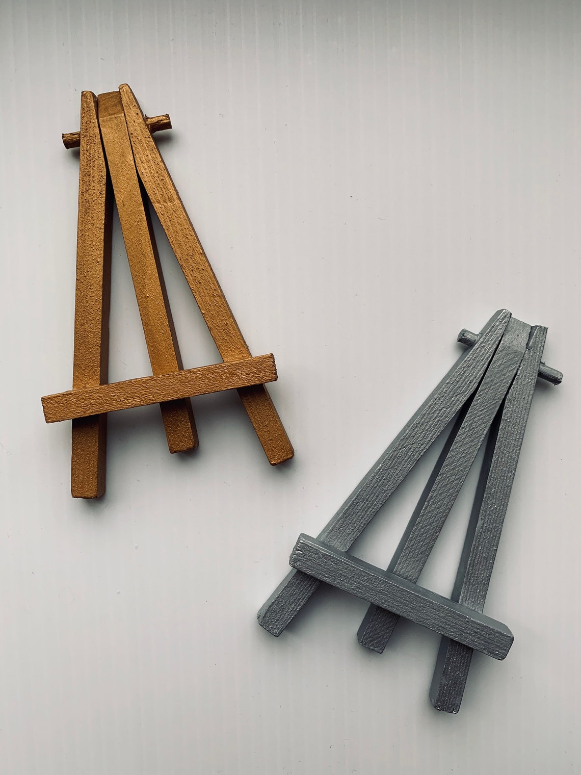 Wood Mini Easels Customizable for Mini Canvases Small Art Etsy