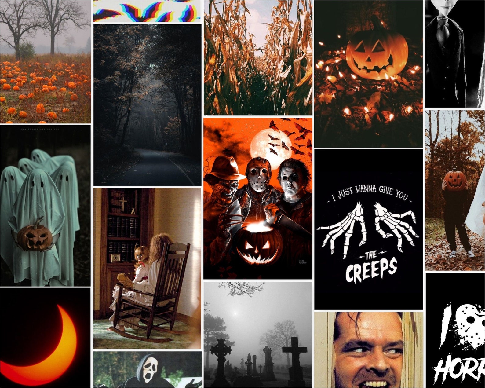 DIGITAL Prints HALLOWEEN SCARY Creepy Vibes Horror Spooky - Etsy