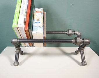 Industrial Pipe Bookcase Book Storage Christmas Gift Idea WOODITURE