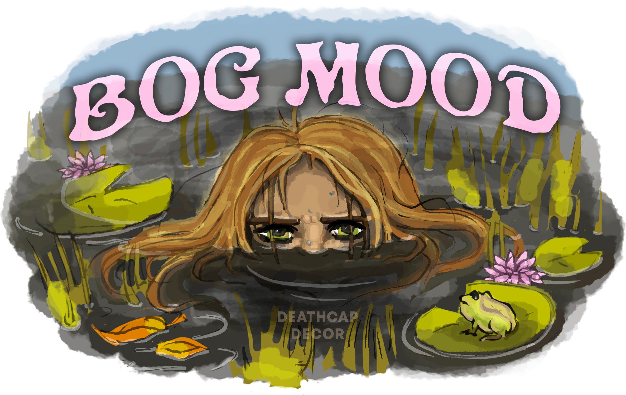 Bog Mood TWO SIZES Durable Vinyl Sticker - Etsy