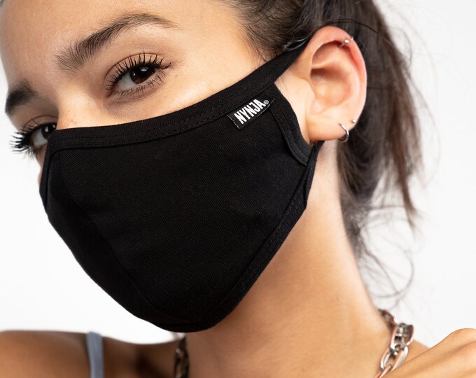 NYNJA® Black Mamba Face Mask Reusable & Washable Skin Etsy