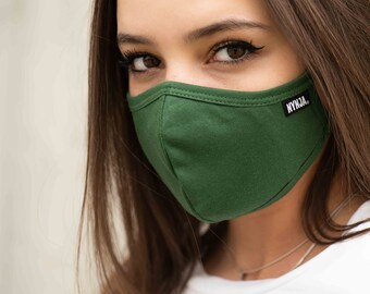green face mask