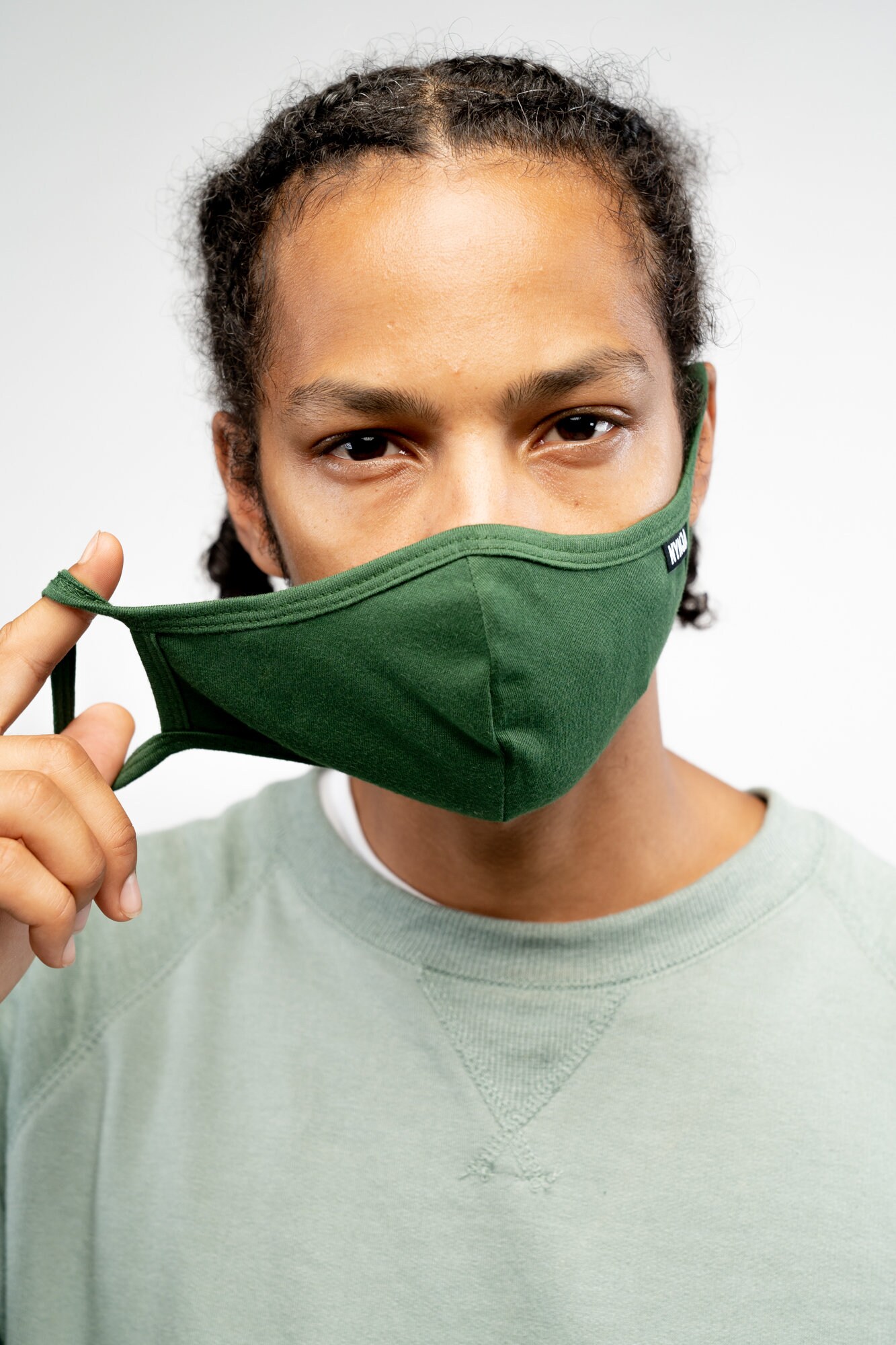 NYNJA® Jungle Green Face Mask Reusable & washable Triple Etsy