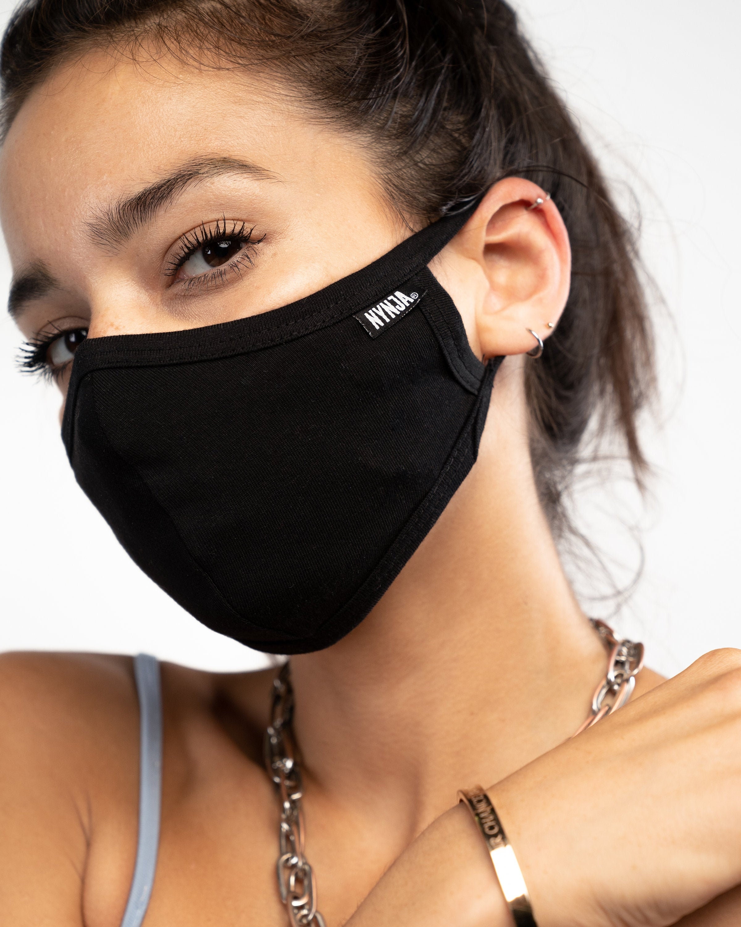 NYNJA® Black Mamba Face Mask - Reusable & washable - Skin friendly - …