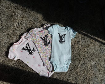 baby louis vuitton onesie