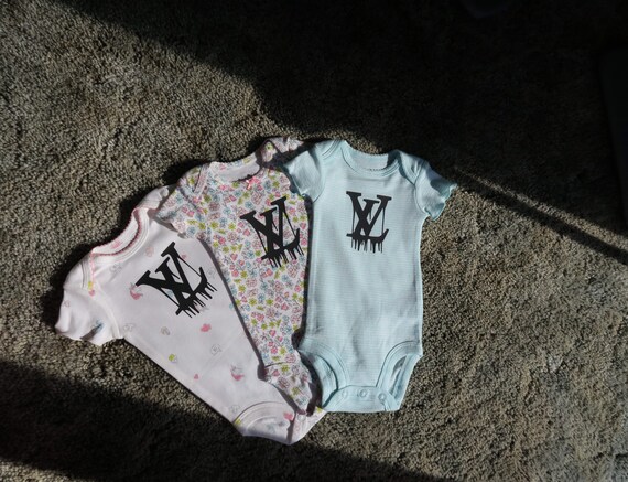 louis vuitton baby romper