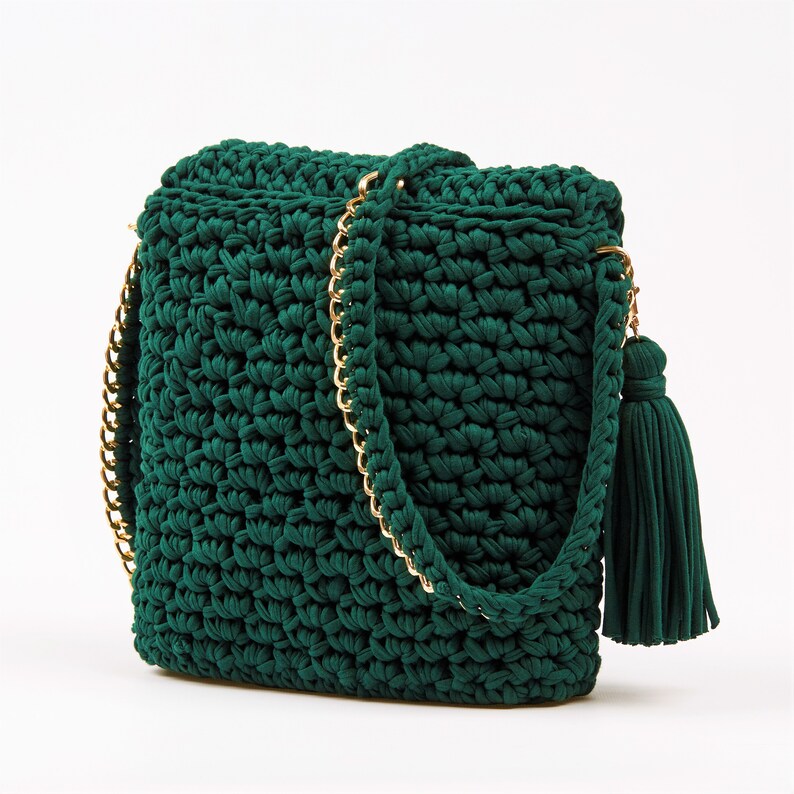 Knitted Bag Crossbody Bag Women\u2019s Gift everyday stylish bag Keychain Tassel Handmade Bag Unique Bag Crochet Bag OLIVIA
