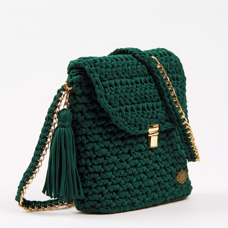 Knitted Bag Crossbody Bag Women\u2019s Gift everyday stylish bag Keychain Tassel Handmade Bag Unique Bag Crochet Bag OLIVIA