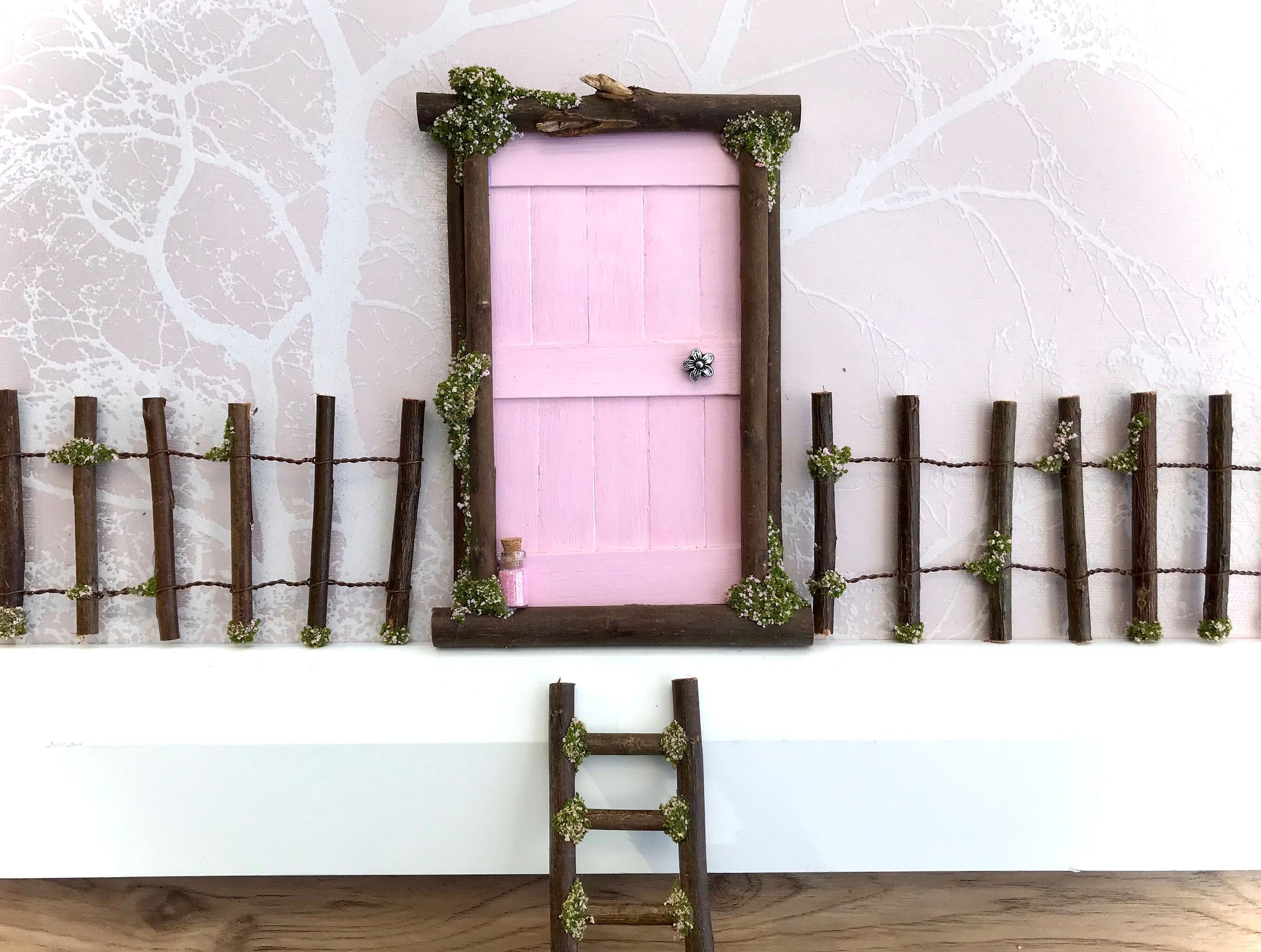 Fairy Door Pink Fairy Door Fairy Garden Indoor Fairy Door - Etsy UK