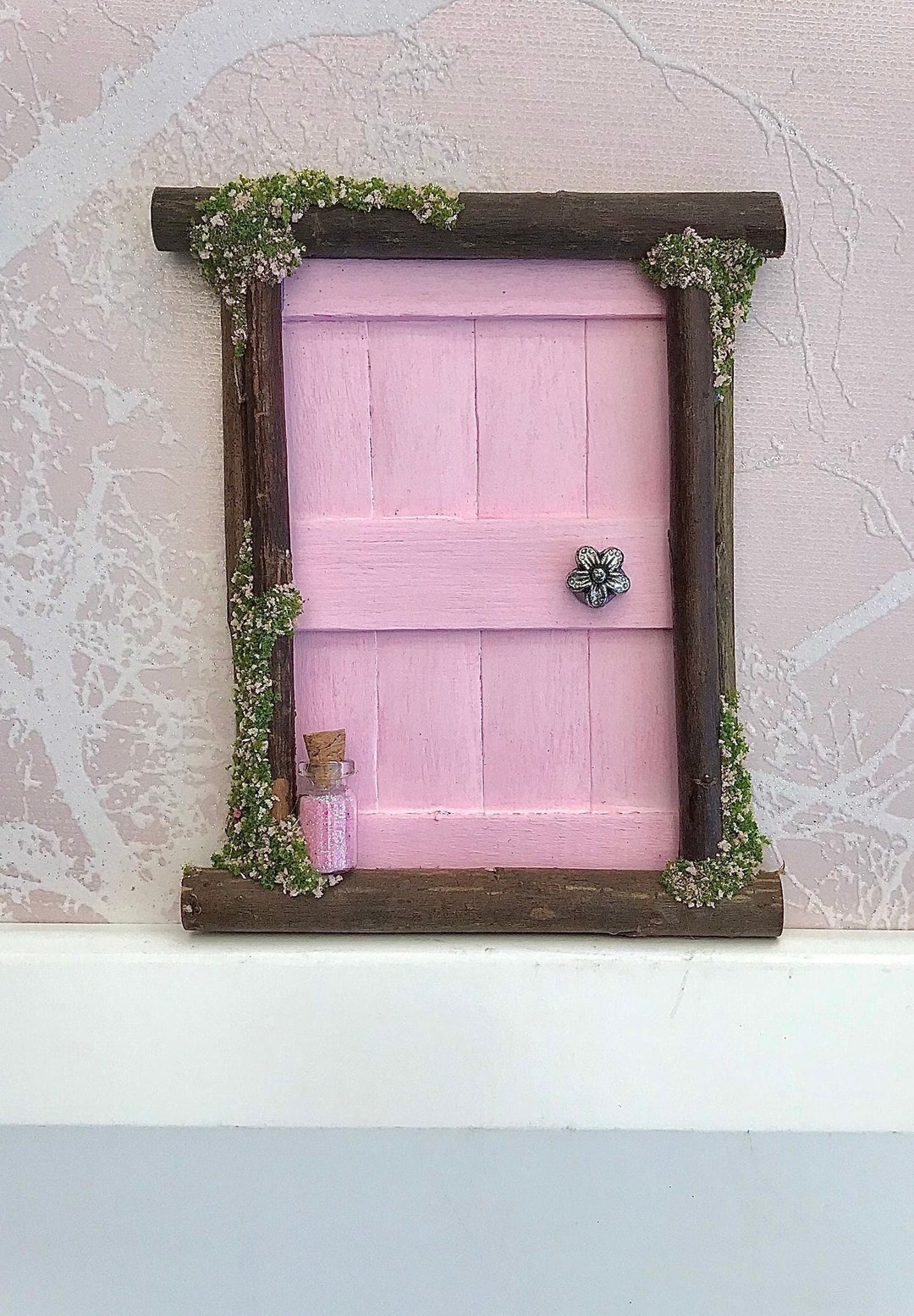 Fairy Door Pink Fairy Door Fairy Garden Indoor Fairy Door - Etsy