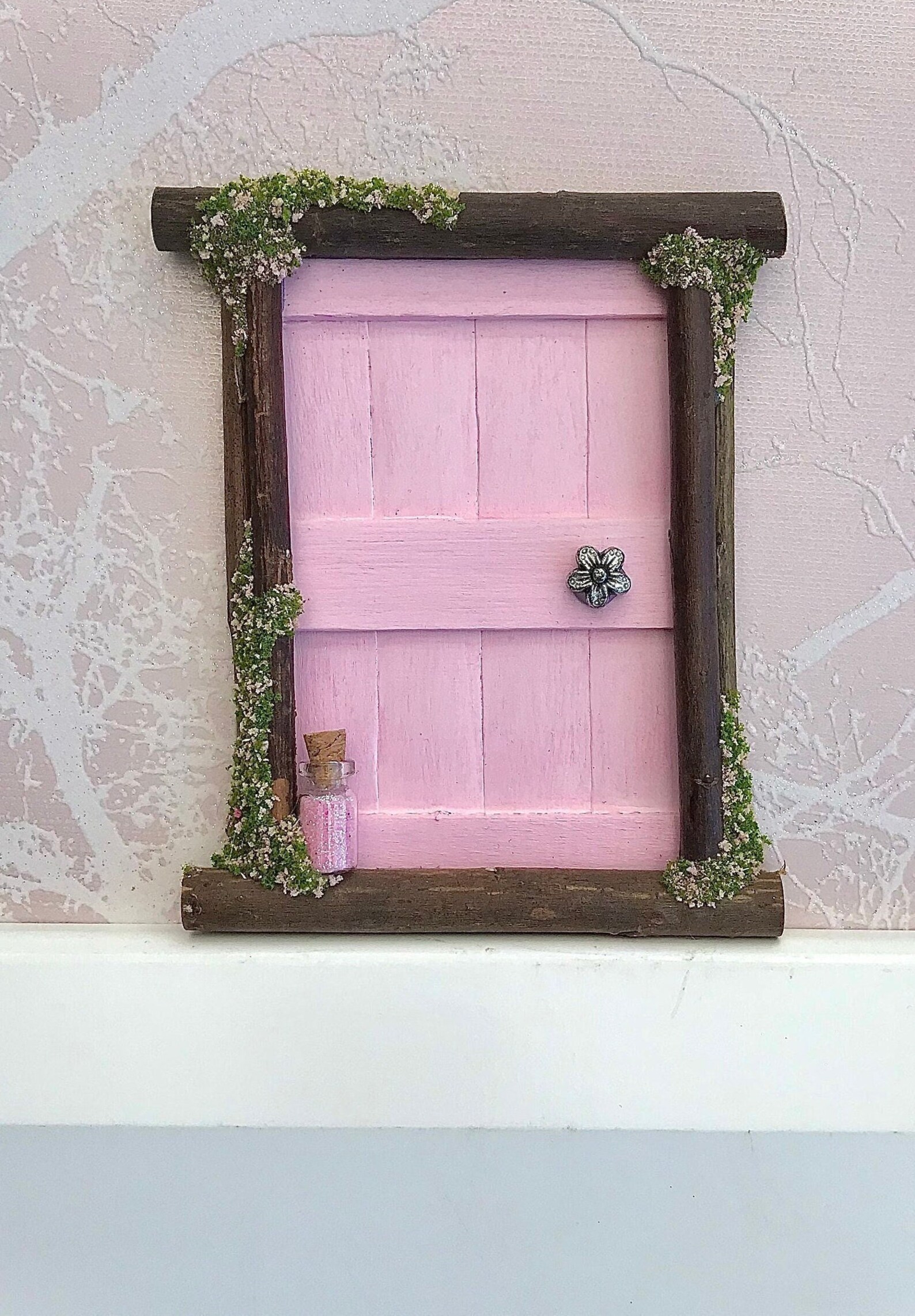 Fairy Door Pink Fairy Door Fairy Garden Indoor Fairy Door - Etsy UK