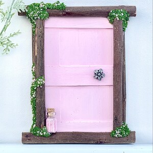 Fairy Door Pink Fairy Door Fairy Garden Indoor Fairy Door - Etsy