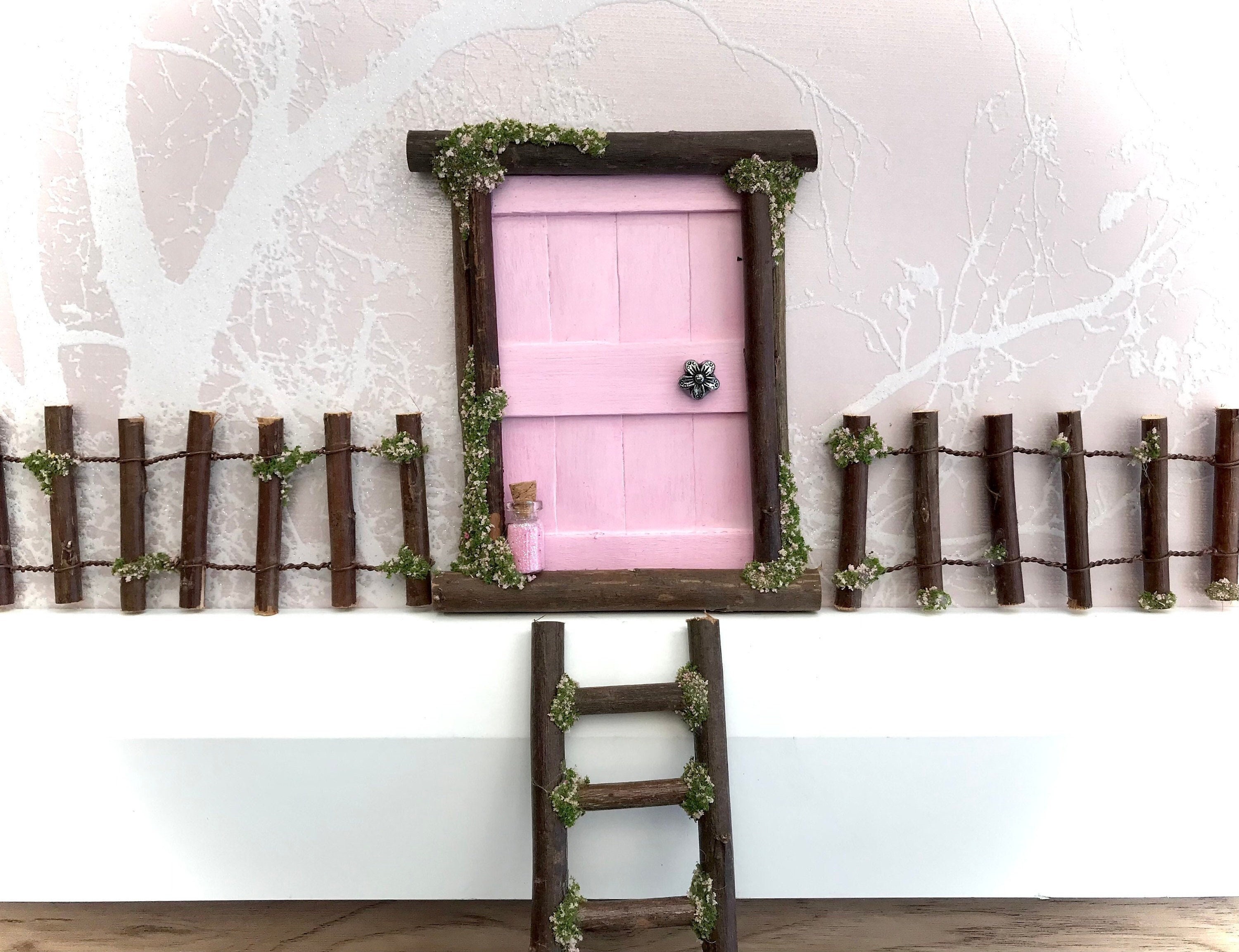 Fairy Door Pink Fairy Door Fairy Garden Indoor Fairy Door - Etsy UK