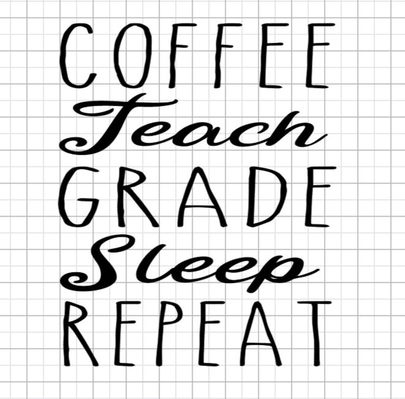 Download Teacher Coffee SVG | Etsy
