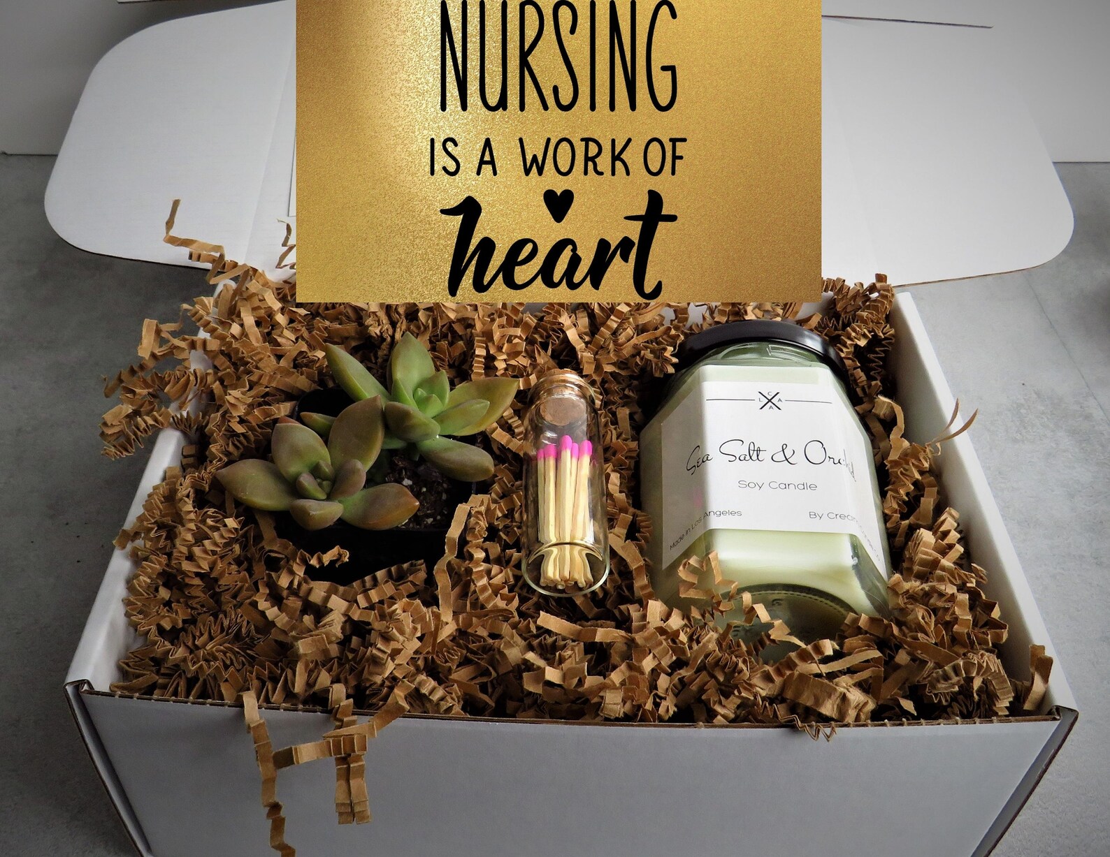 Un cadeau pour une infirmière avec une boîte cadeau dusine en | Etsy