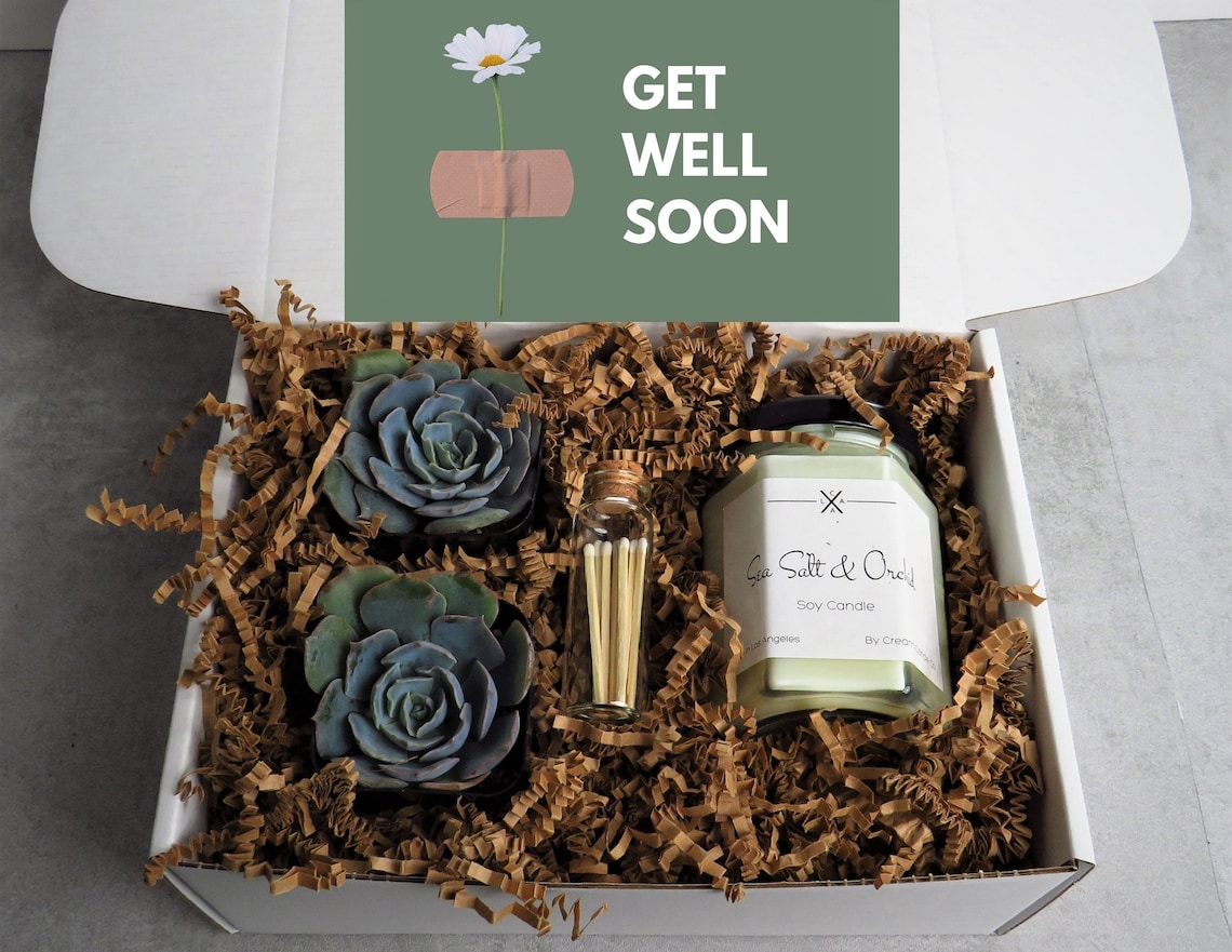 Get Well Soon Card Covid Wellness Box Get Well Soon Care Etsy
