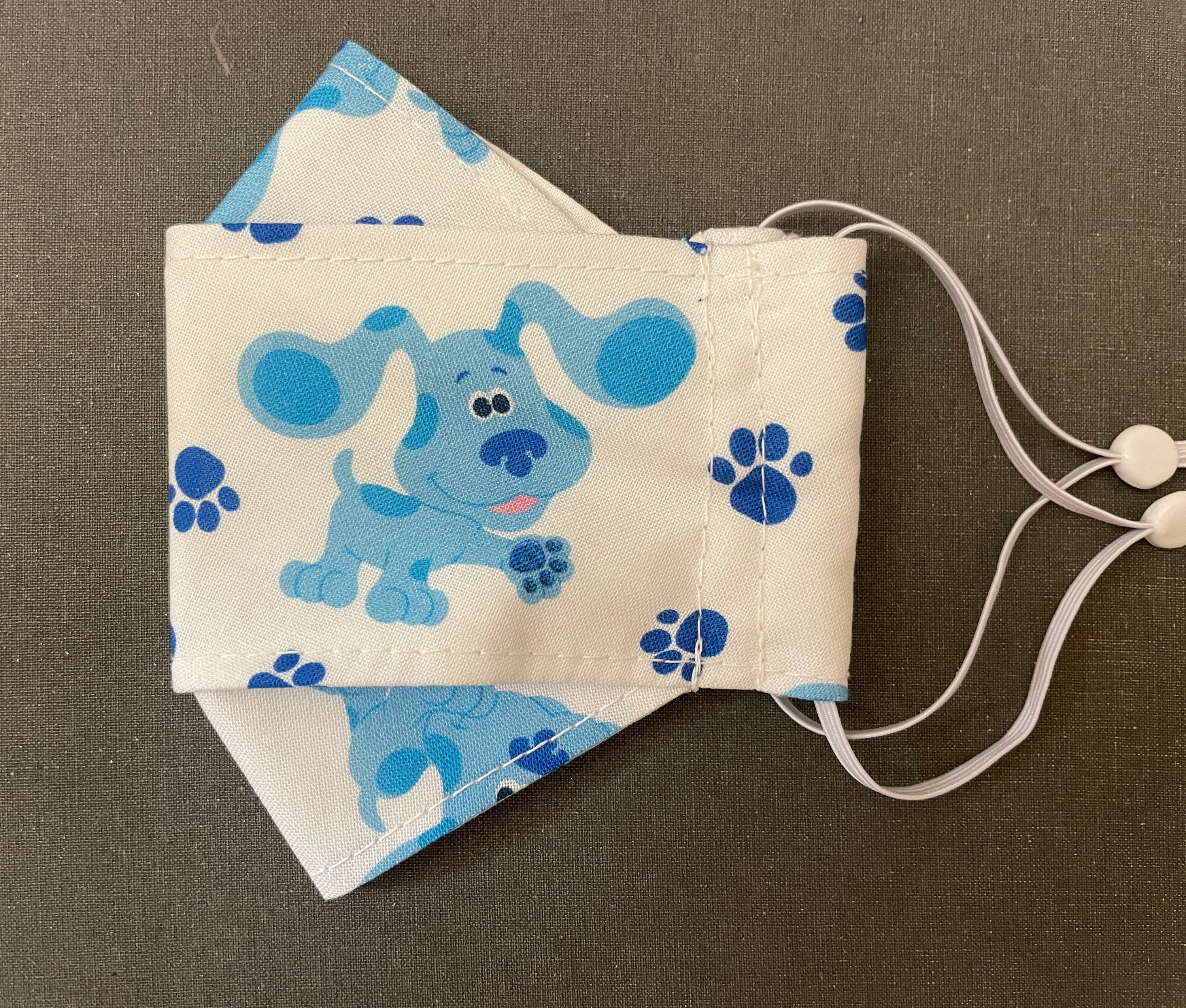 3D White Blues Clues Face Mask Etsy