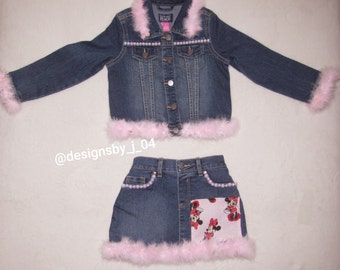 jean skirts for toddlers