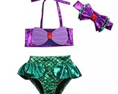mermaid swimsuit, baby girl bikini, newborn swimsuit, baby girl swimsuit, mermaid bikini, bikini swimsuit, toddler mermaid swimsuit