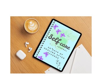 30 days to heal, a self-care journal for women rebuilding after divorce