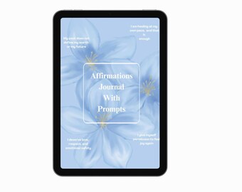 Affirmations Journal with Prompts, 31 day Guided Journal for beginners